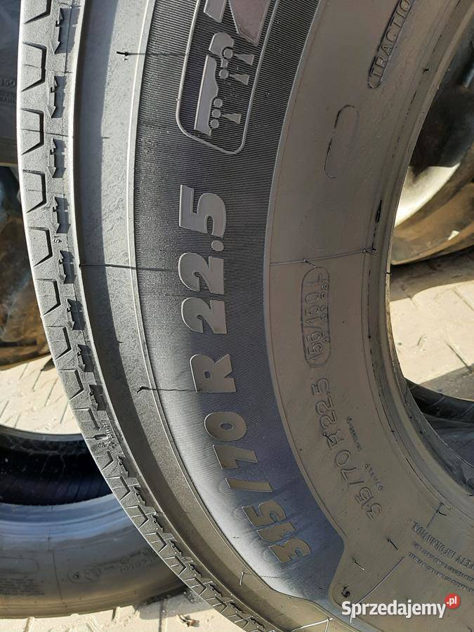 Opona używana ciężarowa 31570R225 MICHELIN Zaścianki
