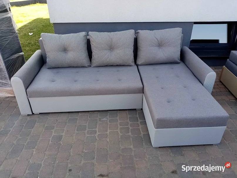 Tani narożnik 235x 145 z funkcją spania Szybka 235cm Narożniki