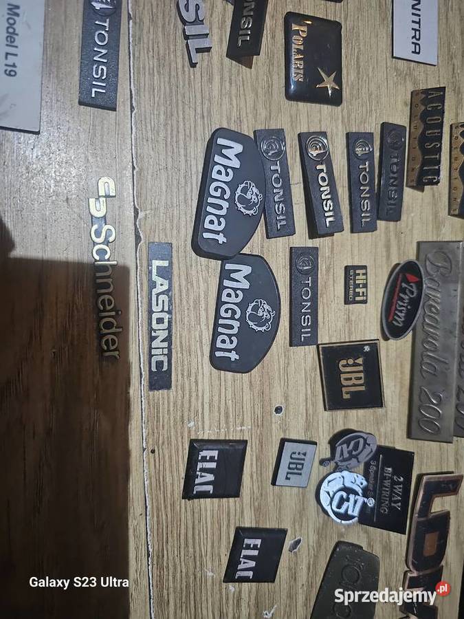 emblematy do kolumn tonsil unitra diora jbl inne Pozostałe Chełm Śląski