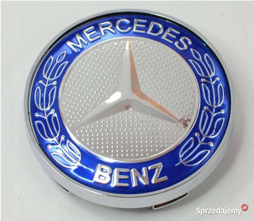 4 Dekielki Kapsle Komplet MERCEDES 60mm Poraj