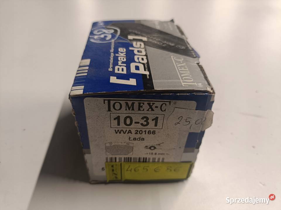 KLOCKI HAMULCOWE Łada Nova PRZEDNIE przód VWA Rudka