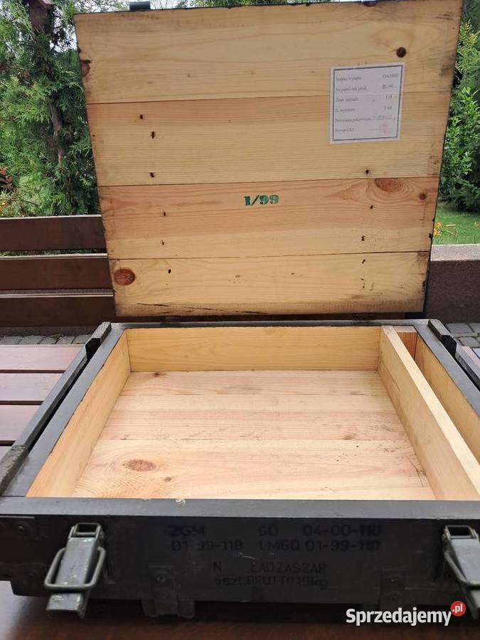 Wohskowa skrzynia transportowa Meble ogrodowe Ciecierzyn