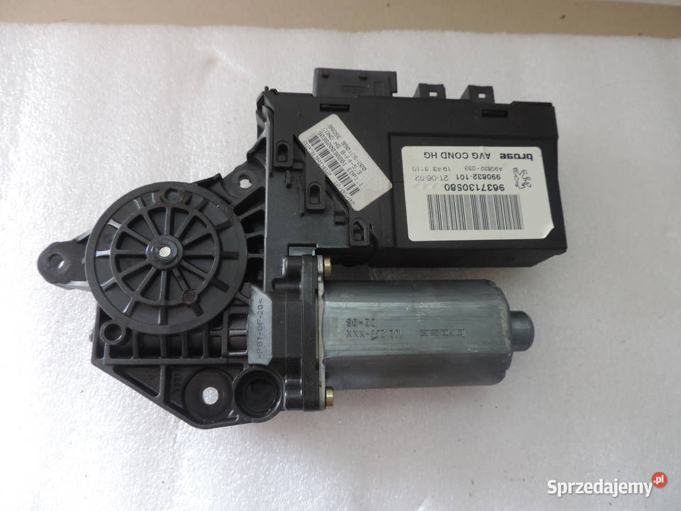 9637130580 SILNICZEK SZYB LEWY PRZOD PEUGEOT 307 Rok produkcji 2003 Nowy Sącz