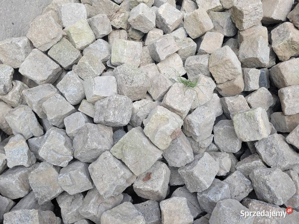 Kostka granitowa rozbiórkowa starobruk 350 tona podlaskie sprzedam