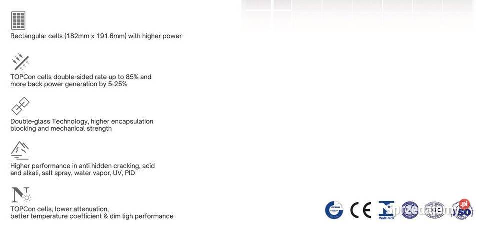 Panel Fotowoltaiczny DAH Solar 455W Bifacial
