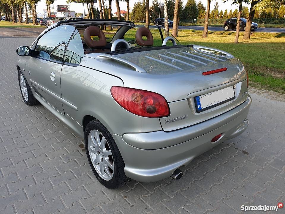 Peugeot 206 CC 16 Diesel 2006r Skóry Cabrio 95
