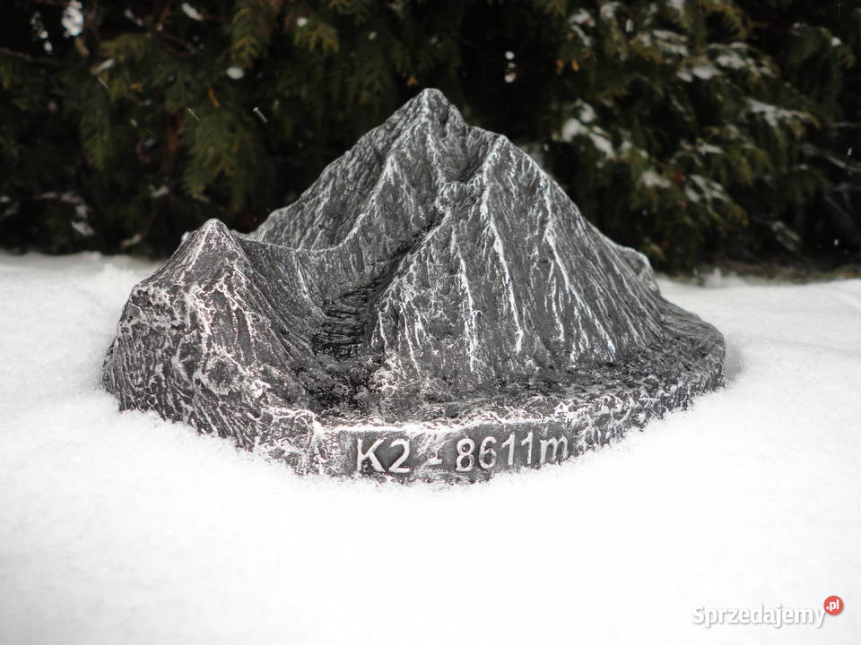 K2 8611m mapa plastyczna 3D Rękodzieło świętokrzyskie