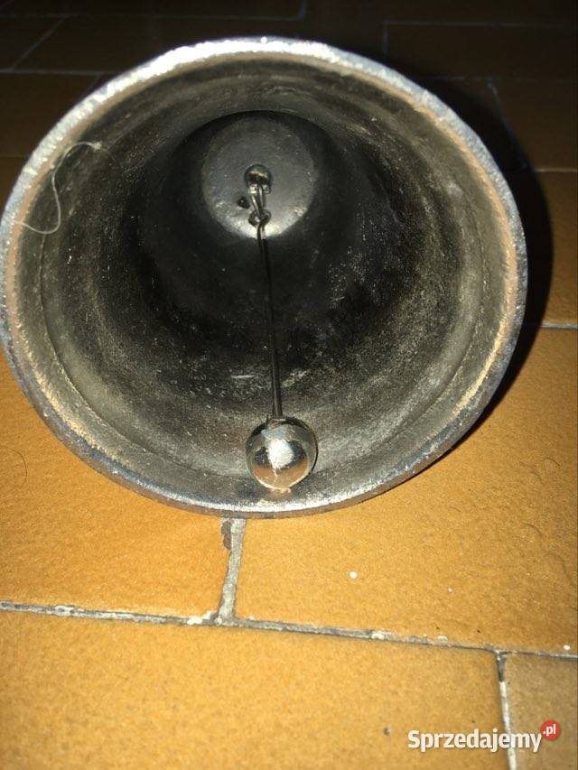 Stary dzwonek szkolny Zielonka sprzedam
