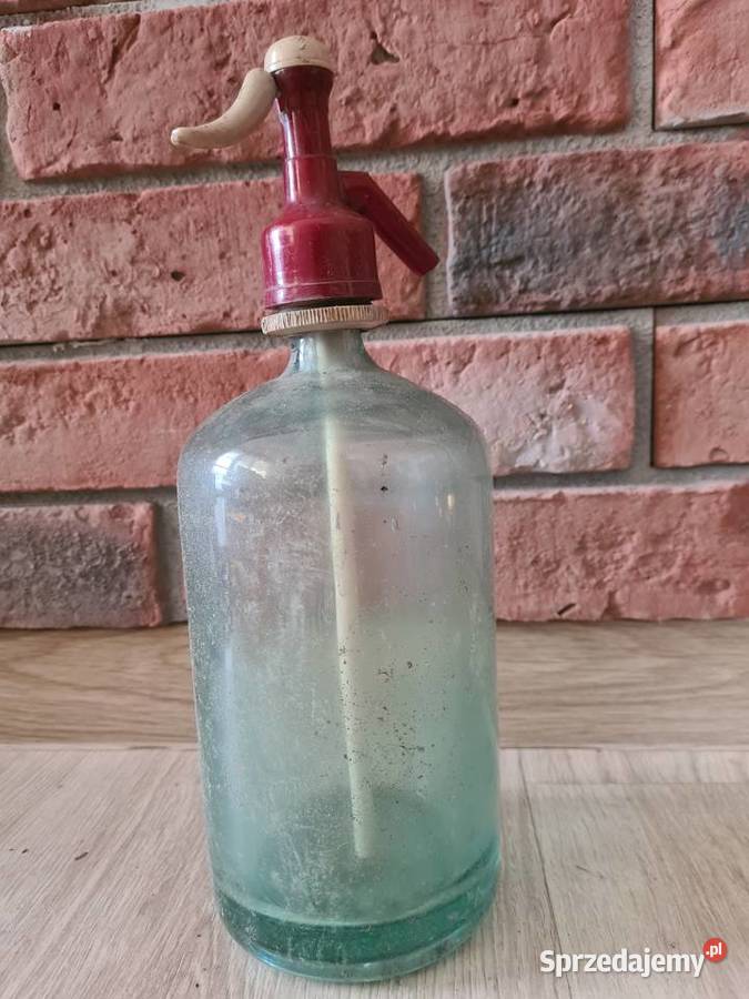 Stary syfon polski z PRLu Jastrzębie-Zdrój