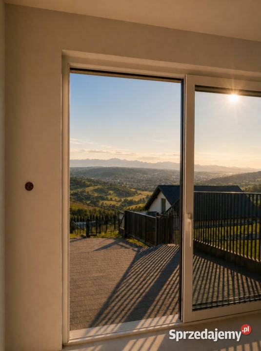 Widok na Tatry Kameralna inwestycja Pompa ciepła Nowy Sącz