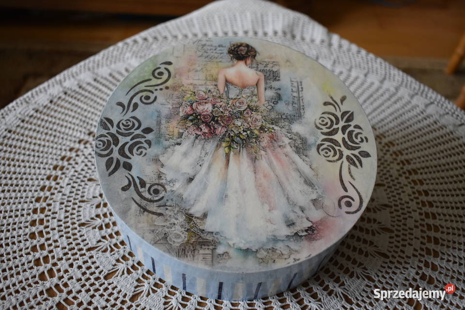 Pudełko rękodzieło decoupage Warszawa