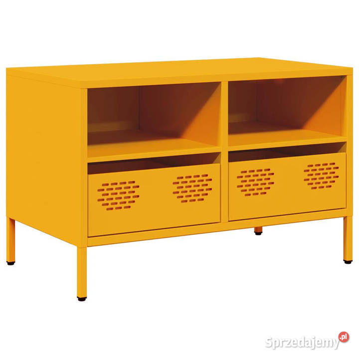 Szafka RTV musztardowa 68x39x435 stal walcowana Szafki sprzedam