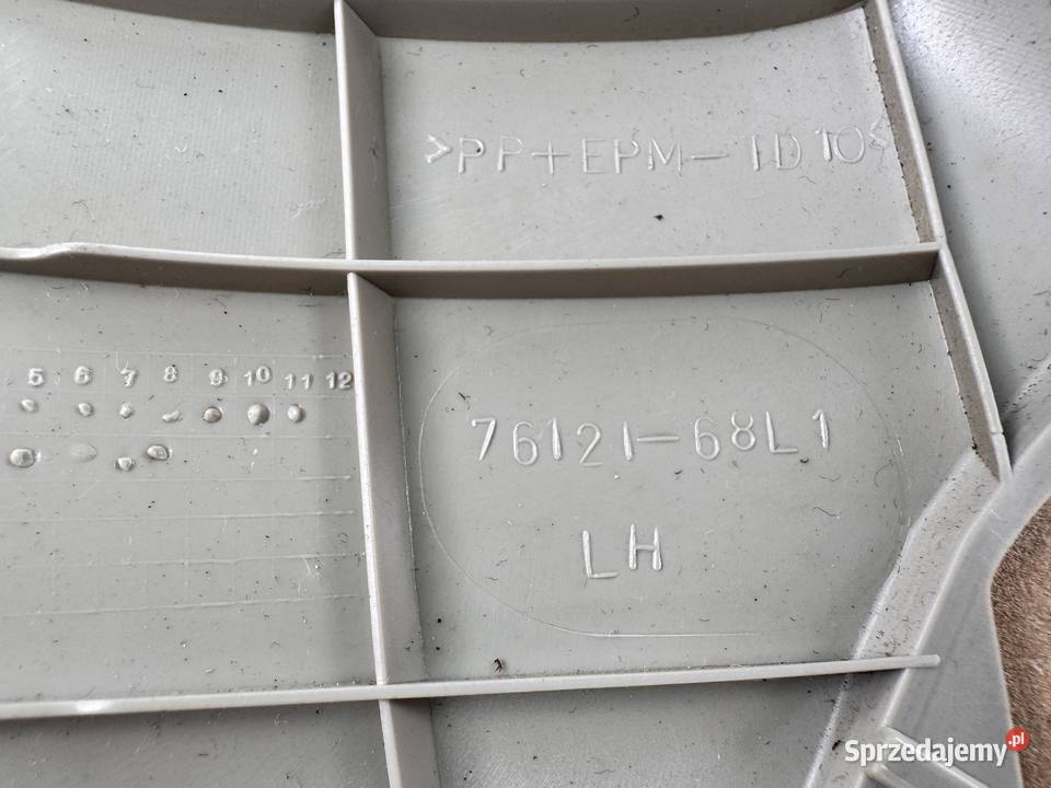 Osłonyplastik słupków komplet SUZUKI SWIFT MK7 Brzesko