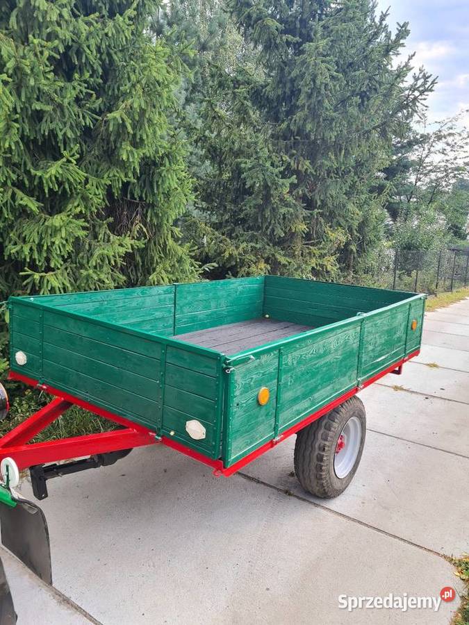 Przyczepa rolnicza jednoosiowa Przyczepy rolnicze śląskie sprzedam