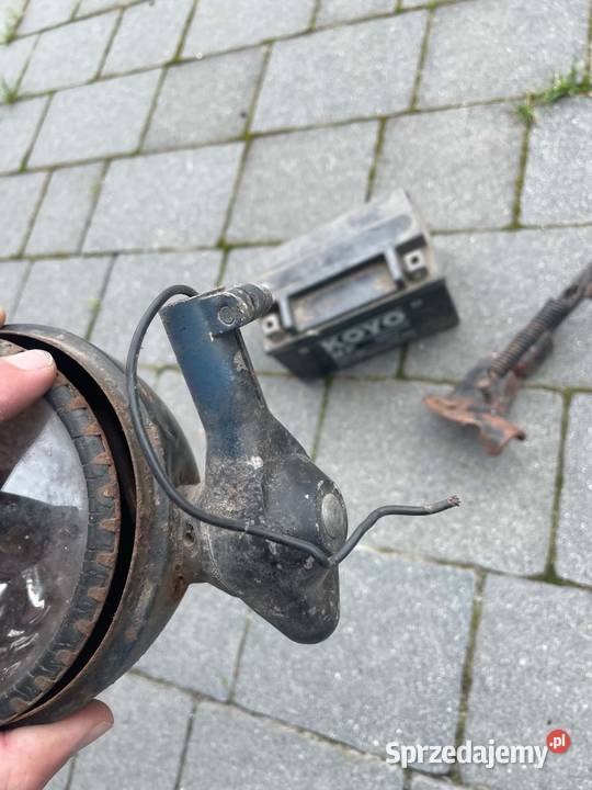 Lampa szperacz Milicja Warszawa PRL Syrena Barchaczów
