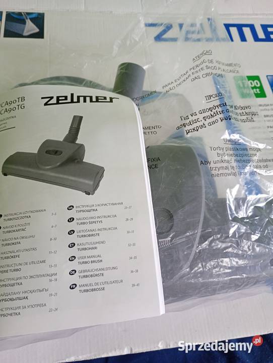 Turbo szczotka Oryginał ZELMER AQUAWELT PLUS Szczecinek sprzedam