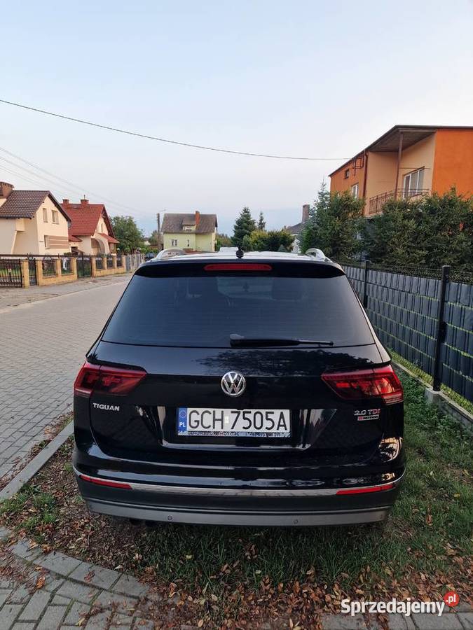 Tiguan 2017r 20 tdi 190 4x4 dsg highline zamiana 190KM Chojnice