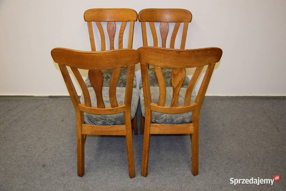 krzesła dębowe 4 sztuki nowe Olsztyn