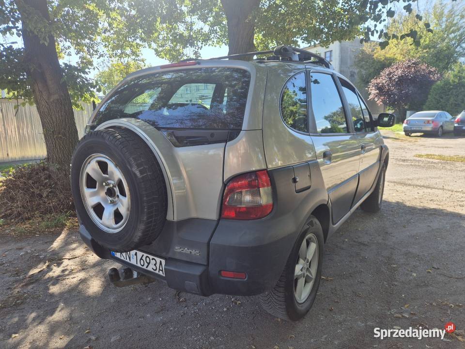 Renault Scenic rx4 4x4 20 benzyna welurowa tapicerka Konin