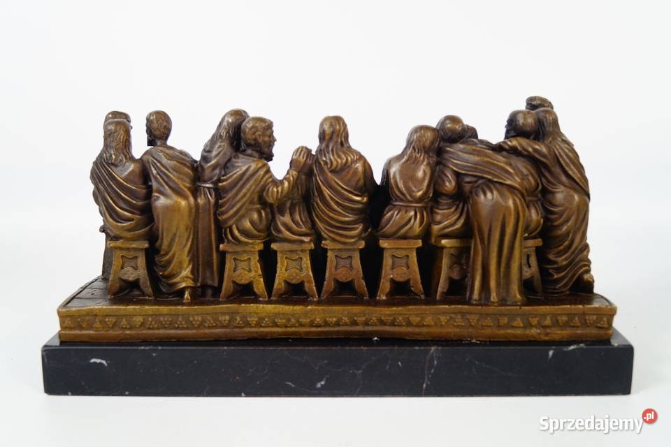 OSTATNIA WIECZERZA figura z brązu rzeźba biblia Gizałki