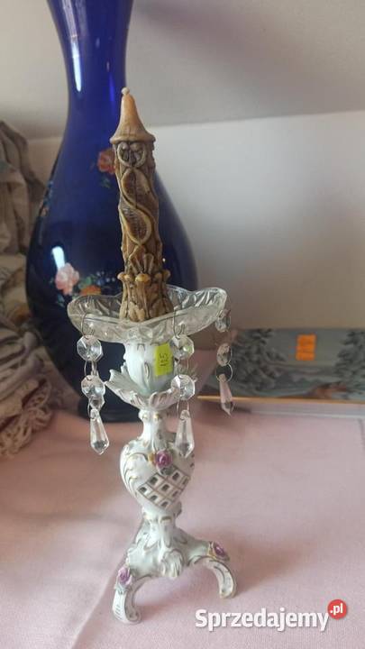 Ozdobnik kryształowy na świece Profitka pomorskie Gdańsk