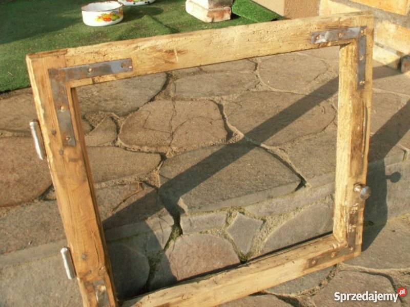 Rama okienna lustro aranżacja wnętrz 50x46 Ełk