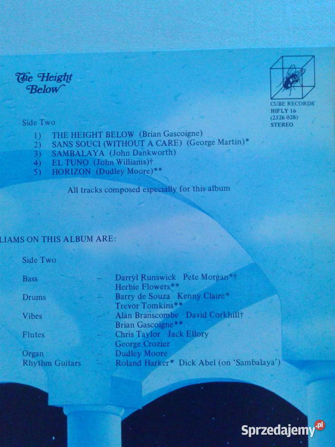 John Williams The Height Below 1973 Cube LP 1 płyta Puławy