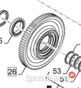 Holland CR9080 Koło Zębate Zębatka Zębnik Jastrzębniki