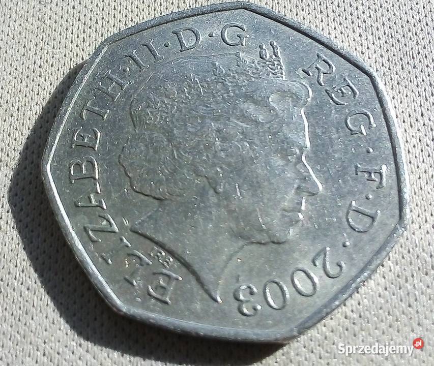 WIELKA BRYTANIA50 PENCE2003 r Legionowo