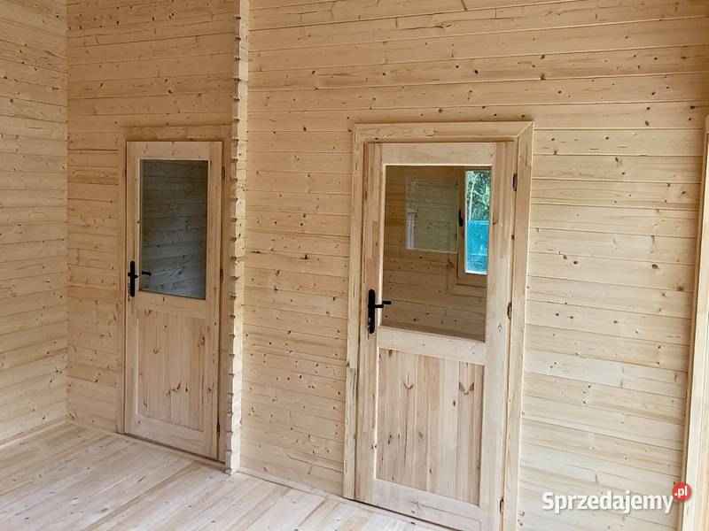 Domek drewniany letniskowy Weekend 6x6 z tarasem śląskie Parzymiechy