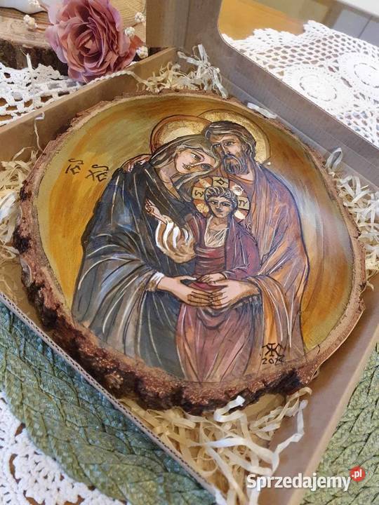 Obraz ręcznie malowany ŚwRodzina podkarpackie Strzyżów
