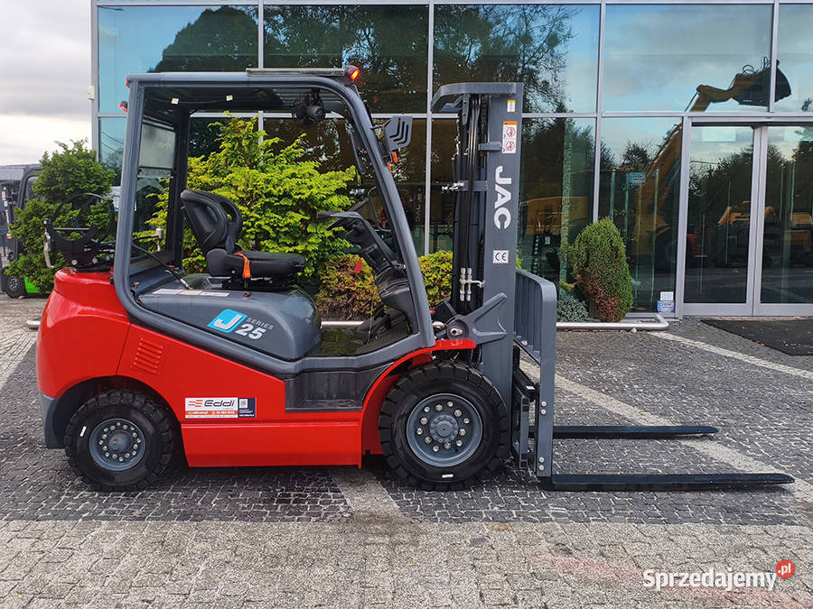 Wózek widłowy JAC CPQYD25 triplex 45 m 25 t lpg Kęty