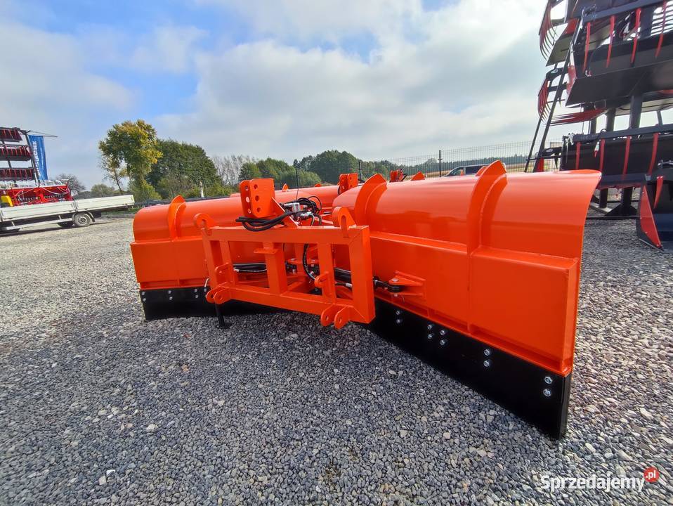 Duży mocny pług do śniegu do tur tuz strzałka Nidzica