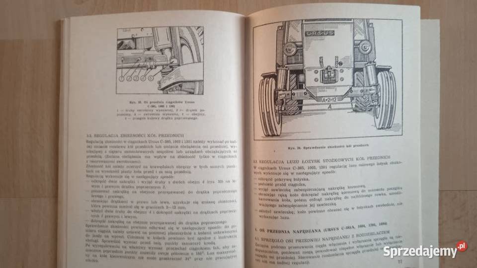 Instrukcja obsługi Ursus C385 C385A 1002 1004 lubelskie Lublin