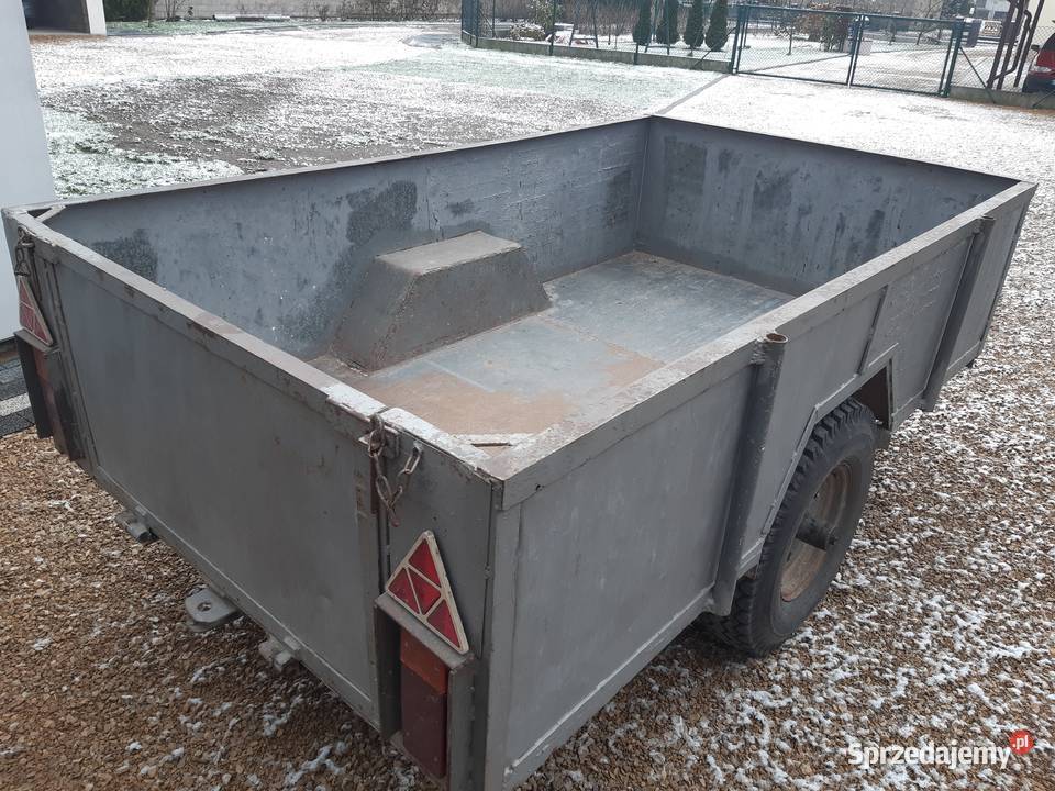 Przyczepa rolnicza jednoosiowa Mykanów