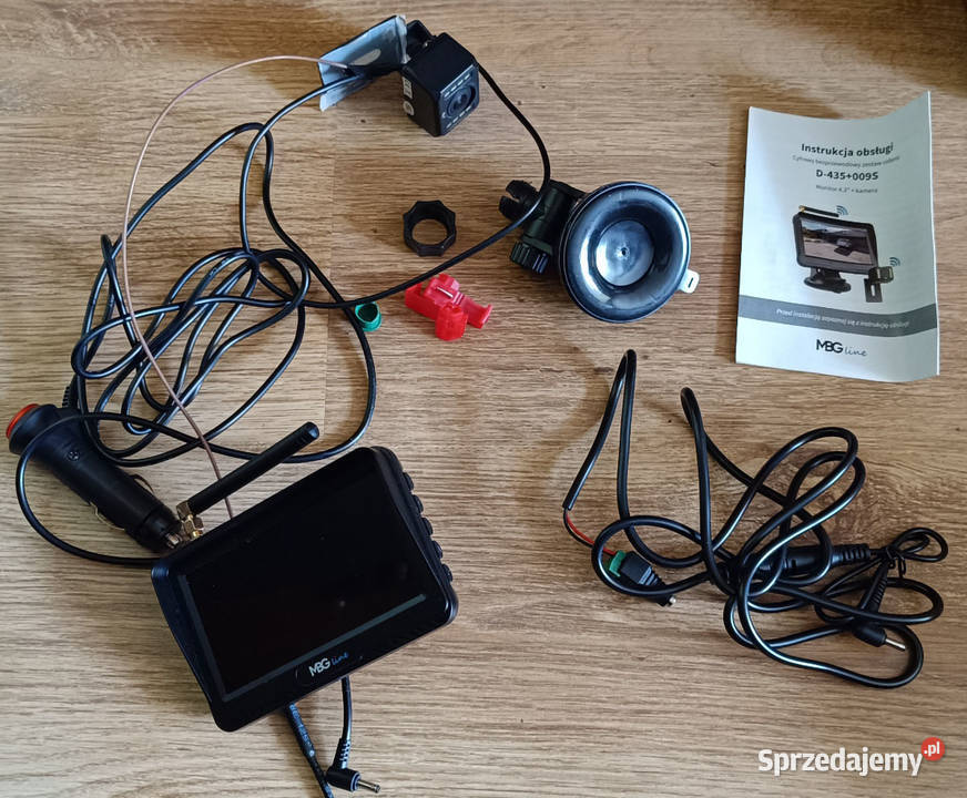 MBGline Pro zestaw HD Monitor 43 Model D435 kam Zarszyn