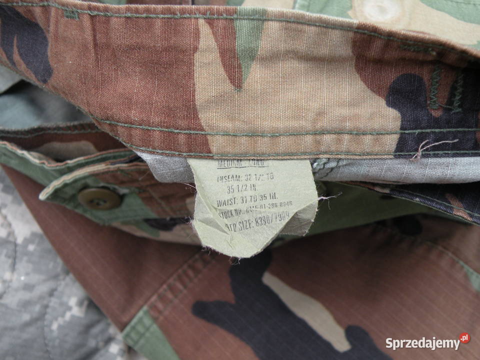 Spodnie BDU woodland medium long ripstop Wrocław