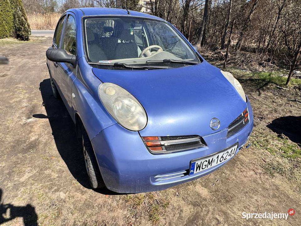 Nissan Micra 12 benzyna 2006r manualna Motoryzacja Puszcza Mariańska sprzedam