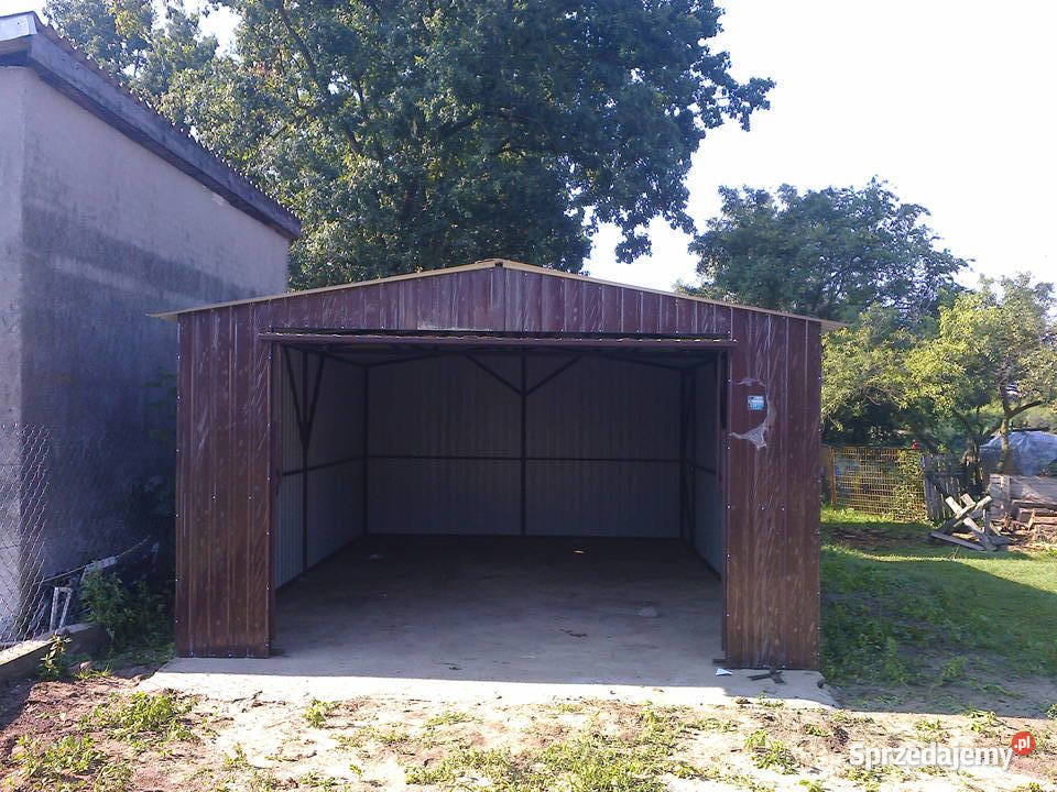 Garaż blaszany 4x5 kolor sprzedam