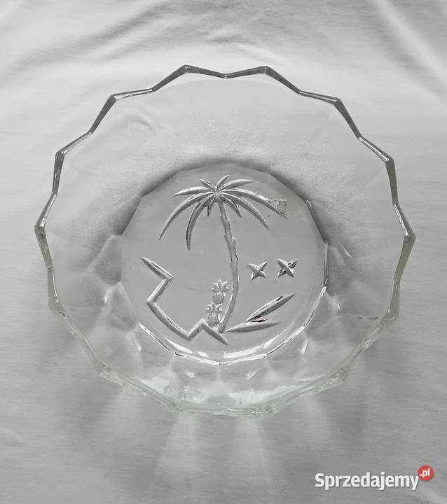 Miska z palmą Hortensja 416 w katalogu z 1936 r Porcelana i szkło Koźminek