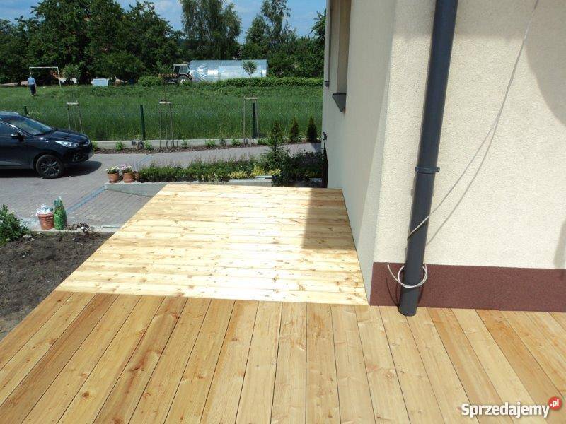 Tarasy drewniane kompozytowe montaż cała Polska śląskie Bielsko-Biała