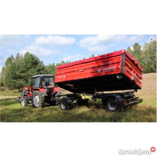 Przyczepa rolnicza przyczepy dwuosiowa METALFACH