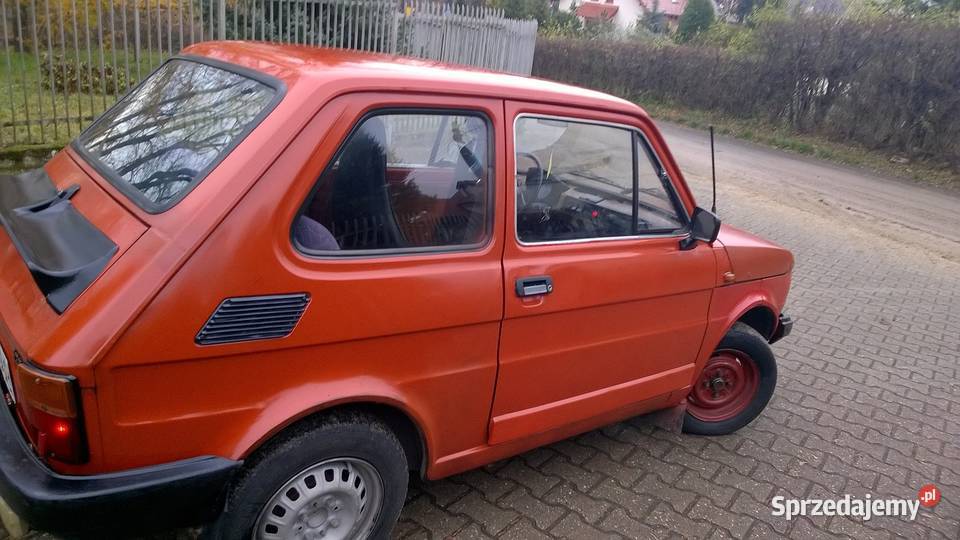 Fiat 126p 1982 UNIKAT w przyzwoitym stanie welurowa tapicerka Pobiedziska sprzedam