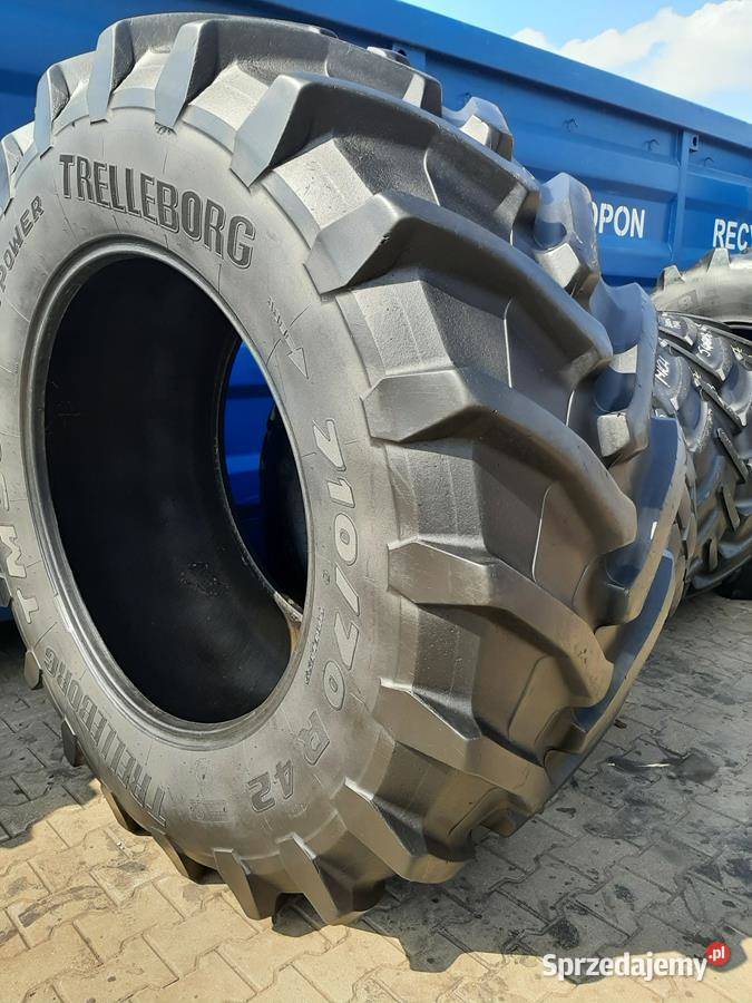 Opona używana rolnicza 71070R42 TRELLEBORG 4500 podlaskie Zaścianki