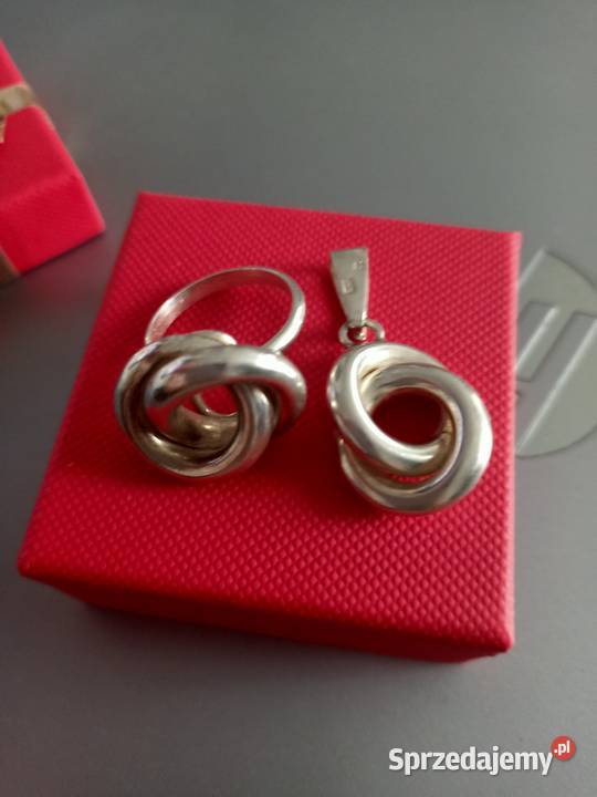 CIEKAWY SREBRNY KOMPET Zestawy biżuterii Wodzisław Śląski