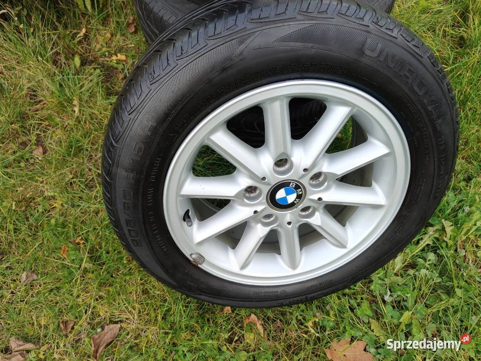 Koła felgi aluminiowe z oponami r15 7j is47 BMW OE Aleksandrów Łódzki