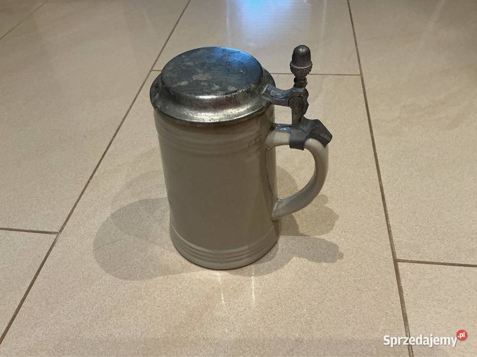 Kufel do Piwa Ceramiczny z Klapką poj 05 l lubuskie