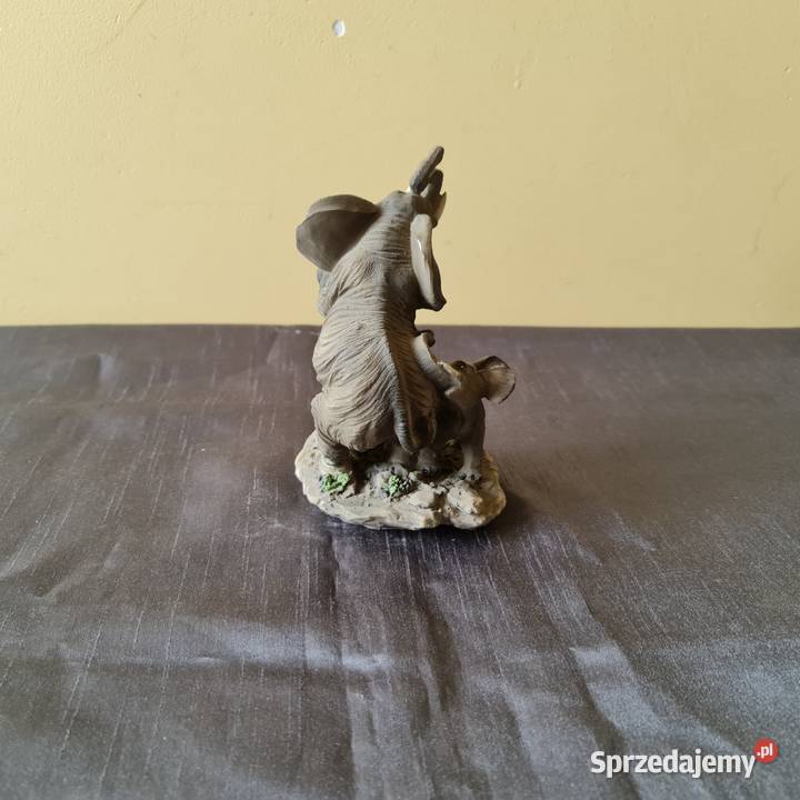 Figurka 2 słoników ceramika Warszawa