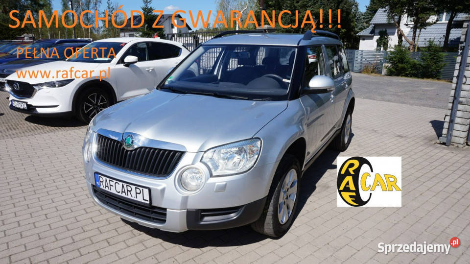 koda Yeti z Niemiec Gwarancja I 2009 srebrny Zielona Góra