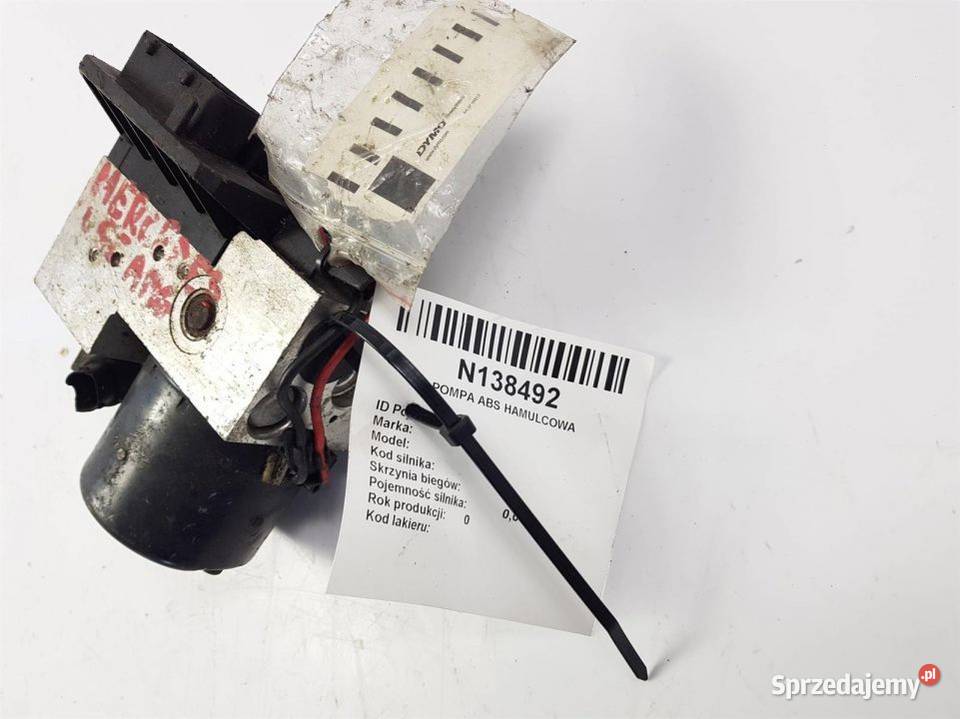 POMPA ABS HAMULCOWA W220 A0044314612 Motoryzacja Lipno